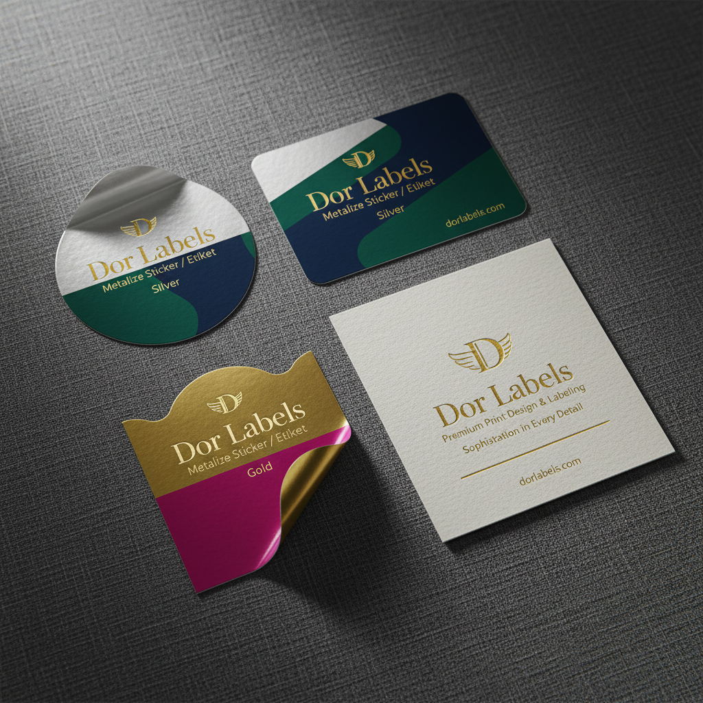 Metalize Sticker / Etiket
