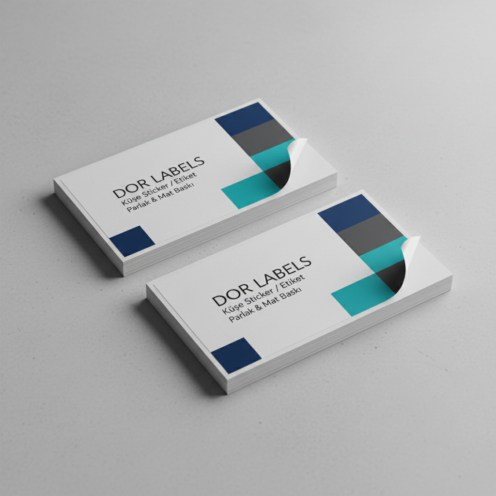 Kuşe Sticker / Etiket